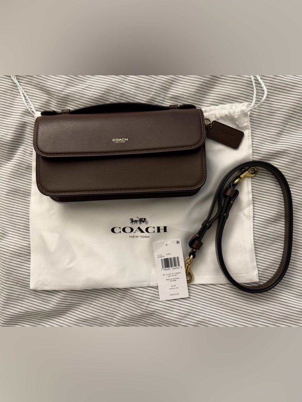 EUC - Coach Elora Leather Top Handle Crossbody – Maple - Picture 5 of 6